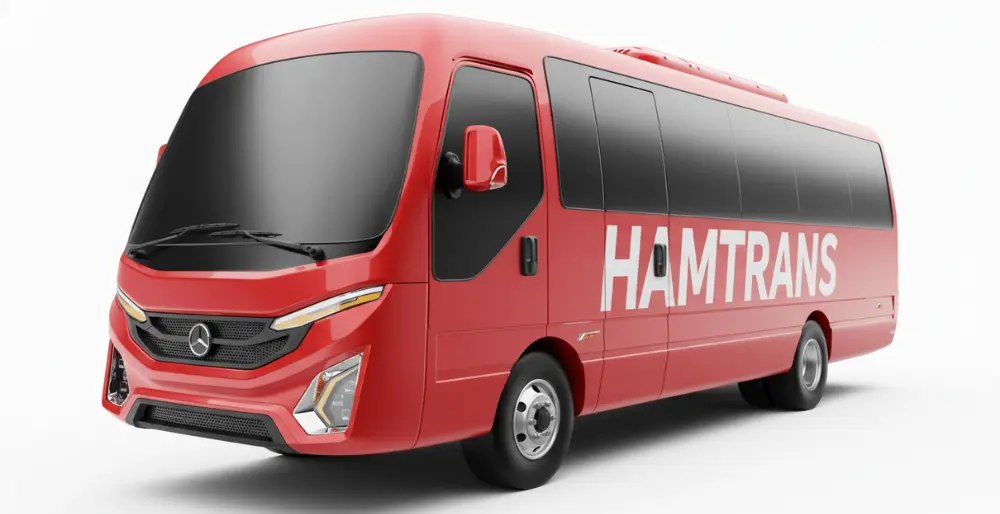 sewa bus pariwisata coaster hamtrans