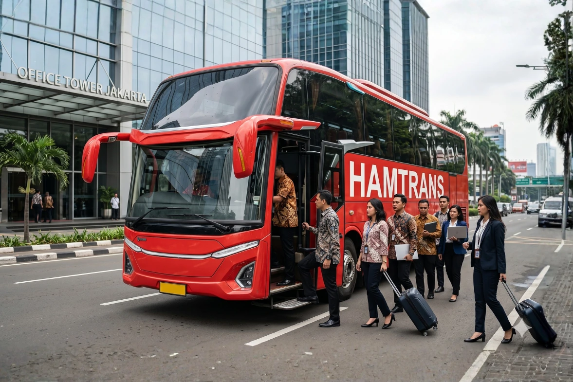 sewa bus pariwisata untuk Transportasi Perusahaan