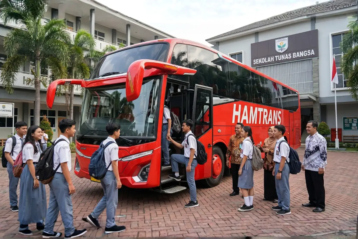 sewa bus pariwisata untuk Wisata Sekolah